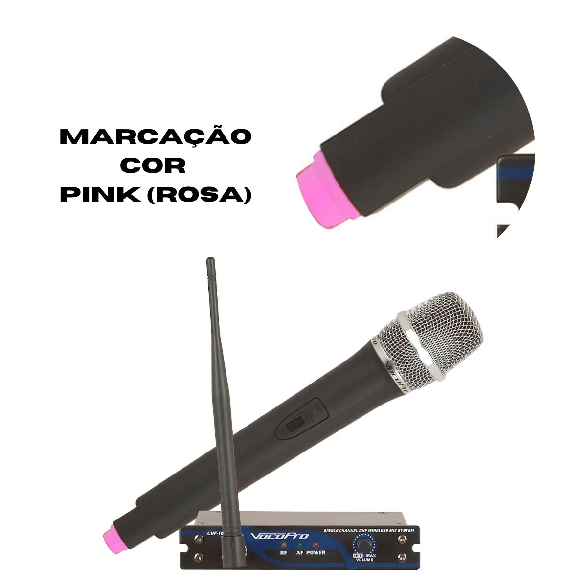 Vocopro microfone Pink