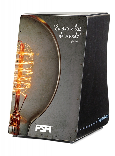 Cajon FSA Gospel FG 1510 Luz Captação Dupla