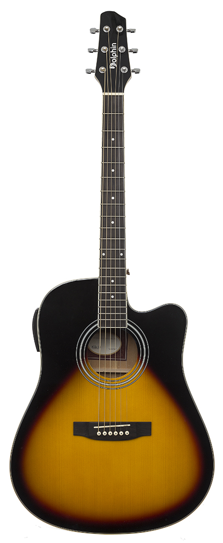 Violão Dolphin Western Series WD 60 SB Elétrico com Afinador