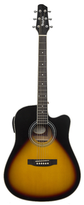 Violão Dolphin Western Series WD 60 SB Elétrico com Afinador