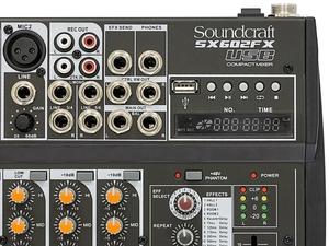 Mesa De Som Soundcraft SX 602 Fx Usb