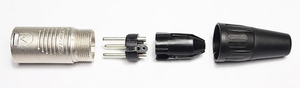 Conector XLR Macho De Linha Rean By Neutrik RC3M