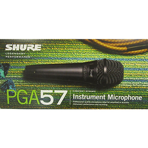 Microfone Shure PGA 57 LC Dinâmico Cardióide Instrumento/vocal