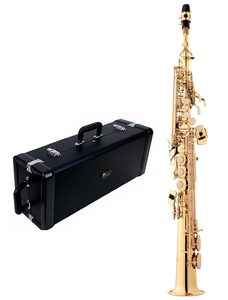 Saxofone Soprano Eagle SP 502 Laqueado Sib C/ Estojo