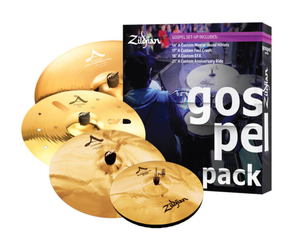 Kit Pratos Zildjian Gospel A Custom - AC0801G - 14HH+17CR+18EFX+21RD
