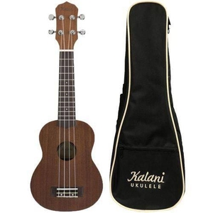 Ukulele Kalani Baritono Kal200 30 Tribes Tabaco Sapele Com Bag