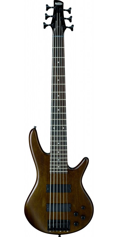 Contrabaixo Ibanez GSR 206B WNF 6 Cordas Ativo Walnut Fosco