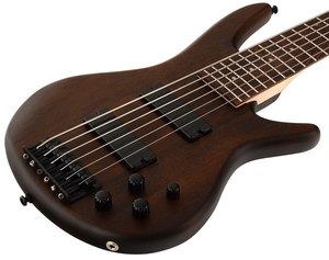 Contrabaixo Ibanez GSR 206B WNF 6 Cordas Ativo Walnut Fosco