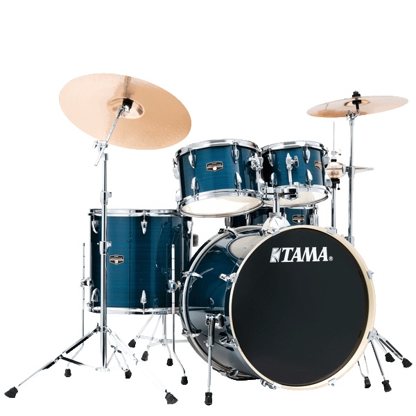 Bateria Tama Imperialstar IE50H6W HLB com Ferragens e Banco