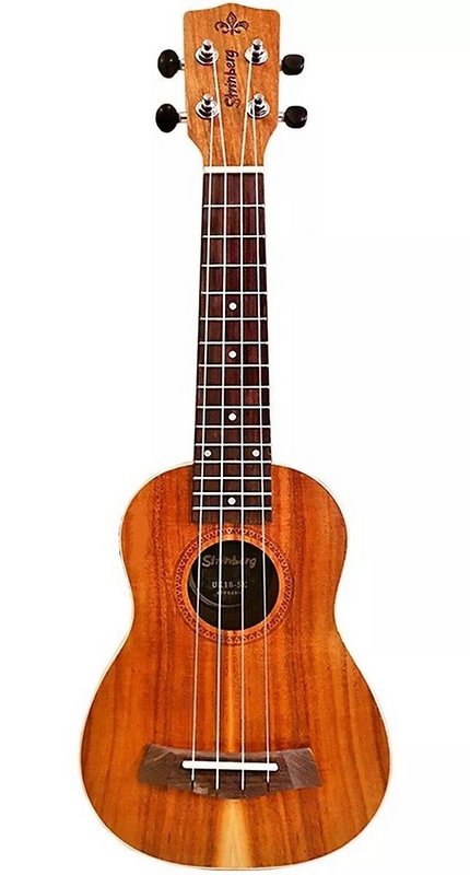 Ukulele Strinberg Uk 16S Koa Soprano Fosco Acústico C/ Bag