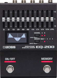 Pedal Boss EQ 200 Equalizador Gráfico 