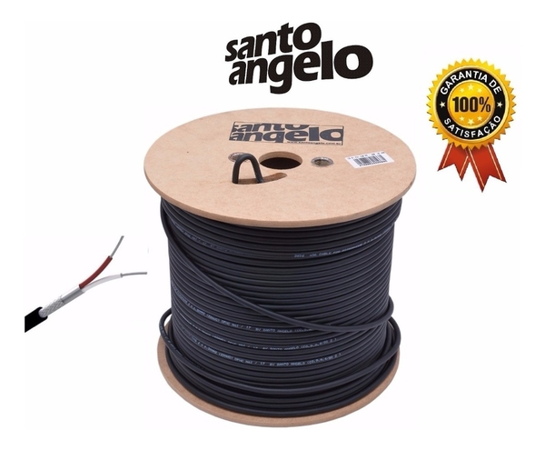 Rolo Cabo Microfone Santo Angelo 500 Metros X30 Profissional