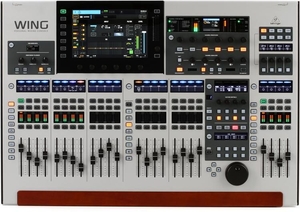 Mesa de Som Digital Behringer Wing 48 Canais 24 Faders Tela Touch