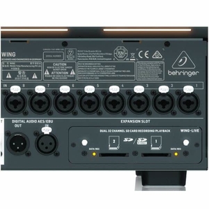 Mesa de Som Digital Behringer Wing 48 Canais 24 Faders Tela Touch