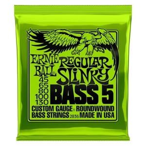 Encordoamento Ernie Ball Baixo 045 130 PO2836 5 Cordas Regular Slinky