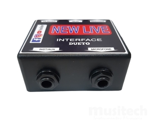 Interface de áudio New Live Dueto 2 canais c/ conector P3 - para Smartphone