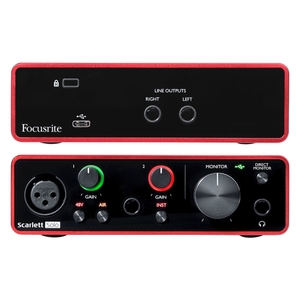 Interface de áudio USB Focusrite Scarlett Solo 3º Geração