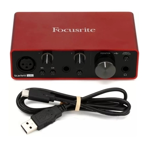 Interface de áudio USB Focusrite Scarlett Solo 3º Geração