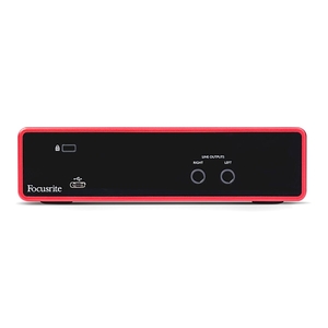 Interface de áudio USB Focusrite Scarlett 2I2 3º Geração 2 Canais 