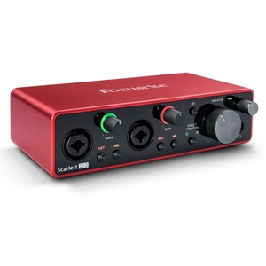 Interface de áudio USB Focusrite Scarlett 2I2 3º Geração 2 Canais 