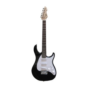 Guitarra Peavey Raptor SSS Preta com Escudo Branco 3 Single