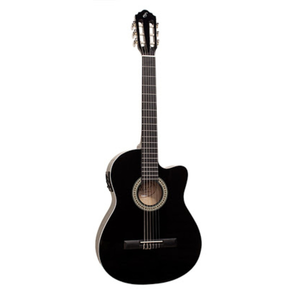 Violão Giannini NF 14 CEQ BK Flat Nylon