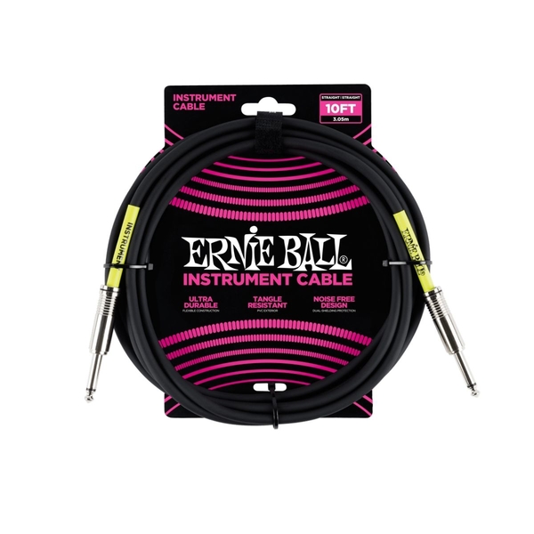 Cabo Instrumento Ernie Ball PO6048 3,04M R/R Preto