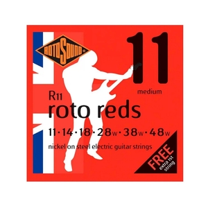 Encordoamento Rotosound R11 Roto Reds Nickel 0.11 - 0.48