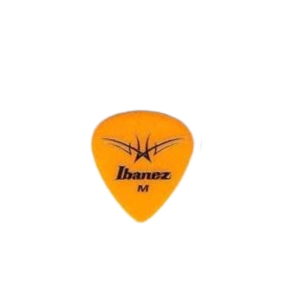 Palheta Ibanez CL16M OR Laranja Média Short Teardrop Classic Pacote com 50 Unidades