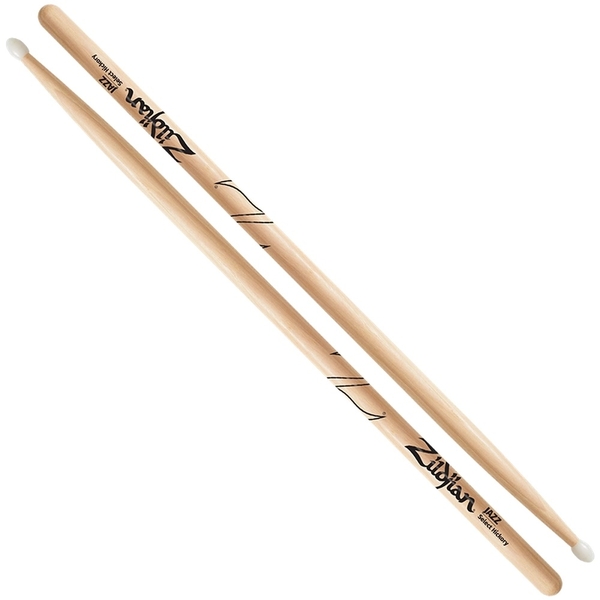 Baqueta Zildjian Mod.Zjzn - Hickory Jazz Ponta De Nylon