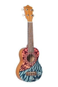 Ukulele Bamboo BU-21 Flash Soprano Com Bag