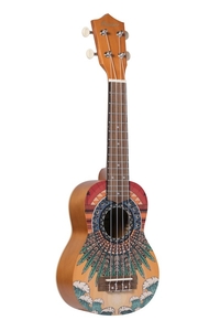 Ukulele Bamboo BU-23 Sunset Concert Com Bag