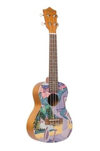 Ukulele Bamboo BU-23 Candy Bamboo Concert Com Bag