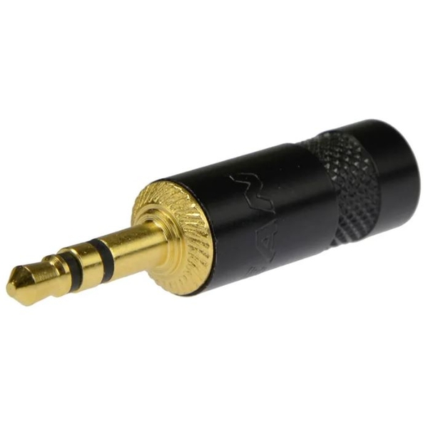 Conector Neutrik Rean NYS231LBG P2ST Preto Dourado Cabo 6mm