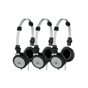 Kit com 3 Fones de Ouvido Akg K 414 P Profissional Headphone