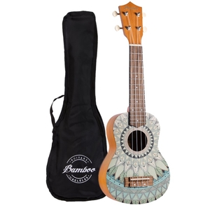 Ukulele Bamboo BU-21 Jade Soprano Com Bag