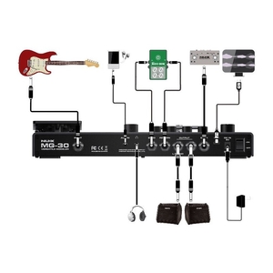 Pedaleira Multi Effects Nux MG-30 Bivolt