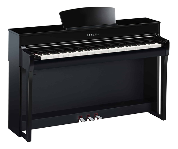 Piano Eletrônico Digital Yamaha Clavinova CLP 735PE - Preto Polido