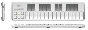 Teclado Controlador Korg Nanokey 2 White MIDI USB