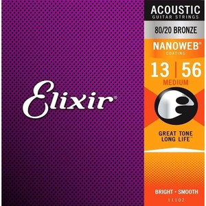 Encordoamento Elixir Violão 013 11102 Aço Medium Bronze 80 20 - 6660