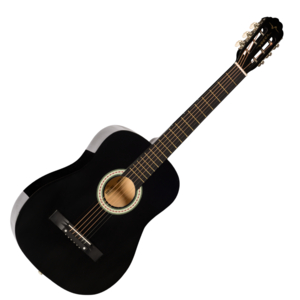 Violão Vogga VCA 102N BK Aço Preto