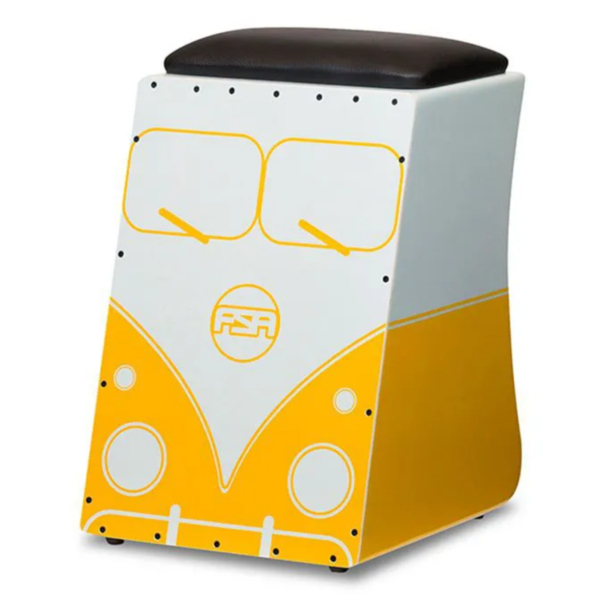 Cajon FSA Limited V-DUB FLS 03 Amarelo Captação Dupla 