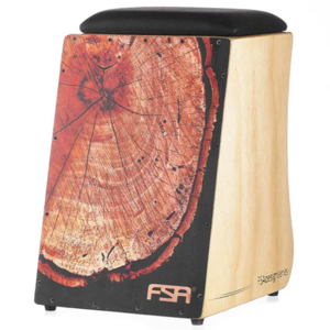 Cajon FSA Design FC 6661 Madeiro Dark Captação Dupla