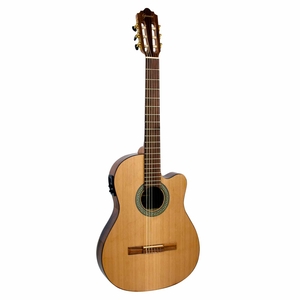 Violão Giannini NFLE Ceq N Nylon Flat Elétrico Natural