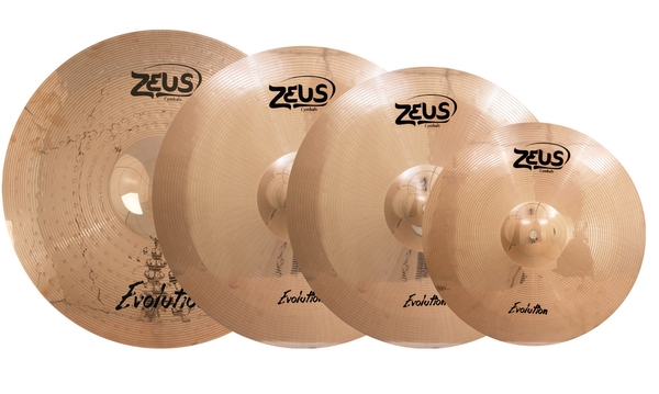 Kit de Pratos Zeus ( B-10 ) Evolution Set D 14 16 18 20 + Bag