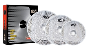 Kit de Pratos Zeus Mute Set C 14 16 20 + Bag