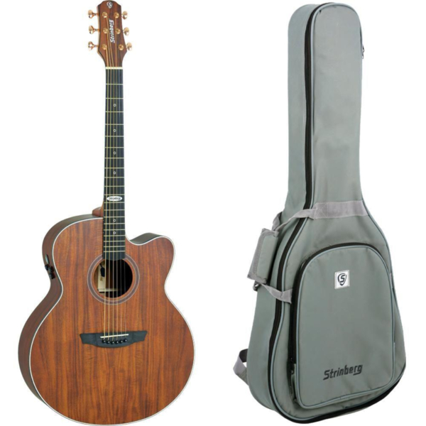 Violão Strinberg SJ 300 C KS EL-AC Semi-Jumbo com Bag