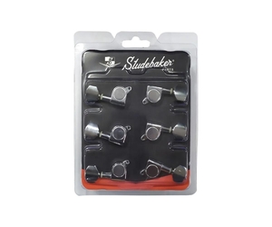 Tarraxa para Guitarra 6 Em Linha Blindada Studebaker Parts Cromada STH6LCR