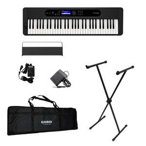 Teclado Casio CT S400 Midi Bluetooth S/Fio+Bag Suporte Pedal