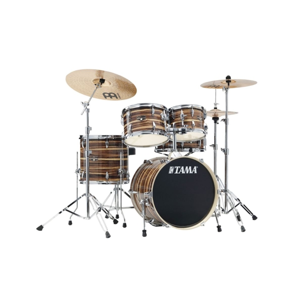 Bateria Tama Imperialstar IE58H6W CTW 5 Peças Ferragens e Banco